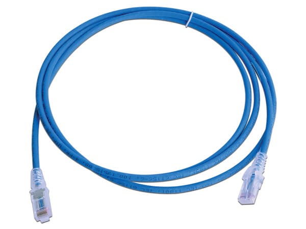 Cable de red SIEMON Patch Cord MC6 Modular Cat6 UTP, CM/LS0H, 7ft, Color Azul, Versión Bulk (Sin Empaque Individual).