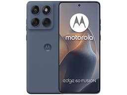 Smartphone Motorola Moto Edge 60 Fusion: Procesador MediaTek Dimensity 7300 (hasta 2.5 GHz), Memoria RAM de 8GB, Almacenamiento de 256GB, Pantalla LED de 6.67" FHD, Cámara Principal de 50MP, Android 14, Color Azul. - imagen 1