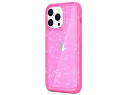 Funda Protectora Tekku, Rígida, para iPhone 15 PRO MAX, Color Rosa Glitter. - imagen 2