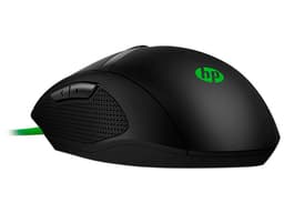 Mouse Gamer HP Pavilion Gaming 300, hasta  5000 dpi, 8 Botones, USB. Color Negro/Verde. - imagen 3