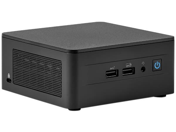 Mini PC de Escritorio ASUS NUC 13 Pro: Procesador Intel Core i7 1360P (hasta 5.0 GHz), Soporta Memoria DDR4, Soporta M.2, Video UHD Graphics, S.O. No Incluido.