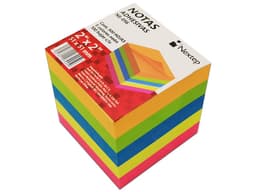 Notas Adhesivas Nextep Ne-056, Neon 5 Bloques, 2X2 De 500 Hojas - imagen 1