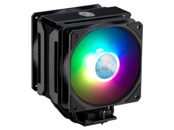 Disipador y Ventilador Cooler Master MasterAir MA612, Iluminación RGB, para Procesadores: LGA2066, LGA2011-V3, LGA2011, LGA1700, LGA1200, LGA1366, LGA1156, LGA1155, LGA1151, LGA1150, AM4, AM3+, AM3, AM2+, AM2, FM2+, FM2, FM1.