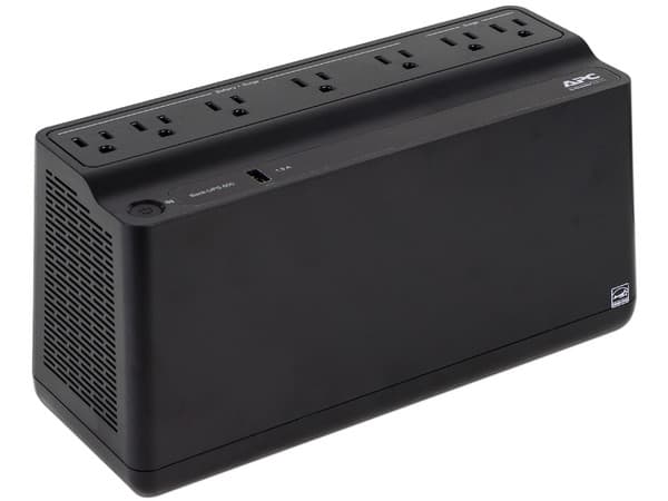 Unidad Back-UPS APC  BE600M1 de 600VA (330 Watts) con 7 contactos NEMA 5-15R.