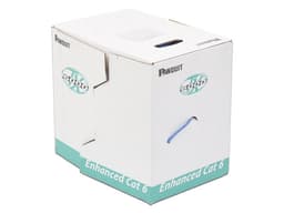 Bobina de Cable Panduit Cat6 (UTP) caja con 305 m, 23 AWG, Azul, Certificado CMR (Riser). - imagen 3