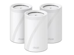 Sistema Mesh Tp-Link Deco BE65 Wifi 7 de 3 piezas, tribanda. Color Blanco - imagen 1