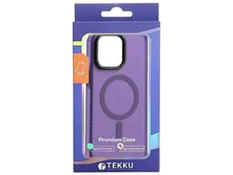 Funda protectora Tekku Matte Color para iPhone 15 Plus, Compatible con MagSafe, Color Violeta. - imagen 3